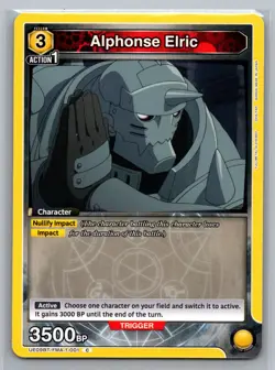 Union Arena Fullmetal Alchemist Alphonse Elric UE09BT/FMA-1-001 C - NM - Image 1