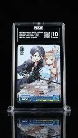 TAG 10 Weiss Schwarz The Two Who Meet by Chance, Kirito & Asuna SP Dengeki Bunko - Image 1
