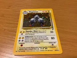 NEW POKEMON BASE SET 2 HOLO CARD #9 OF 130 "MAGNETON" - Image 1