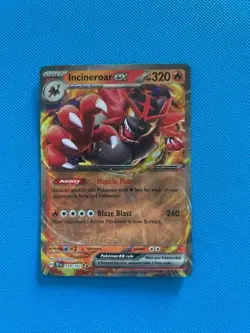 Incineroar ex 034/162 Sv05: Temporal Forces Holo - English - Pokemon TCG - Image 1