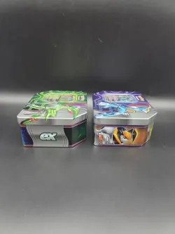 Pokemon TCG Iron Leaves EX & Iron Crown Ex New Tin SEALED (Lot Of 2) - Image 2