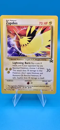 Pokemon TCG Zapdos Black Star Promos 23 Regular Promo Card - Image 1