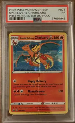2022 Pokemon SWSH BSP Special Delivery Charizard PSA 1 - Image 1