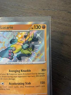 Lucario 174/091 SV: Paldean Fates Holo Pokemon TCG - NM - Image 3
