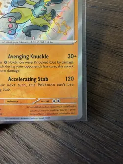 Lucario 174/091 SV: Paldean Fates Holo Pokemon TCG - NM - Image 5