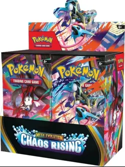 PRESALE Pokemon Chaos Rising Booster Box Factory Sealed - Image 1