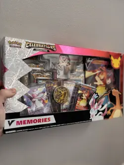 Pokemon TCG 25th Anniversary Celebrations V Memories Collection Box GameStop - Image 1
