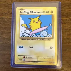 Surfing Pikachu 111/108 – XY Evolutions (Secret Rare) 2016 Pokemon TCG - Image 1