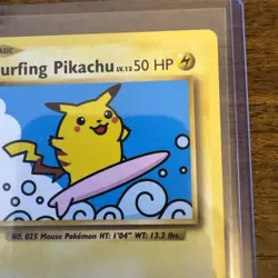 Surfing Pikachu 111/108 – XY Evolutions (Secret Rare) 2016 Pokemon TCG - Image 3