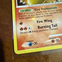 Charizard 1/99 Cracked Ice Holo LP Pokemon Arceus - Image 3