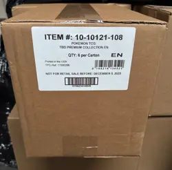 Pokemon TCG Mega Venusaur ex PREMIUM COLLECTION BOX CASE Sealed 6 Boxes - Image 1