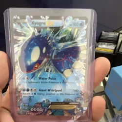 Pokemon Kyogre EX Full Art Ultra Rare Holo 54/160 XY Primal Clash 180 HP - Image 1