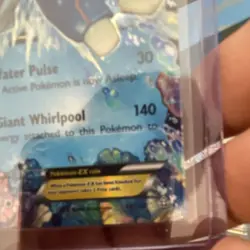 Pokemon Kyogre EX Full Art Ultra Rare Holo 54/160 XY Primal Clash 180 HP - Image 3
