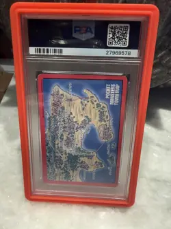 PSA 9 Blastoise Town Map Trainer #156 1996 Carddass Vending Japanese Pokemon - Image 2
