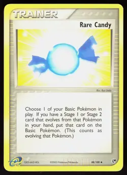 Rare Candy 88/100 Uncommon Sandstorm Pokemon Moderately Played - Image 1