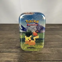 Pokemon TCG Mega Evolution Ascended Heros Mini Tin - Factory Sealed - Pikachu - Image 1
