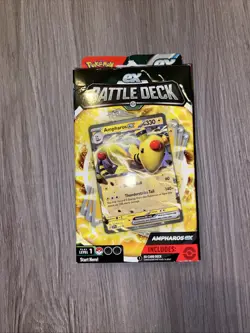 Pokemon TCG EX Battle Deck Ampharos Pre Owned Fair Conditions - Image 1