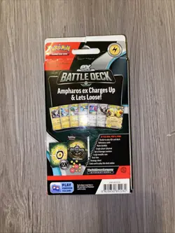 Pokemon TCG EX Battle Deck Ampharos Pre Owned Fair Conditions - Image 3