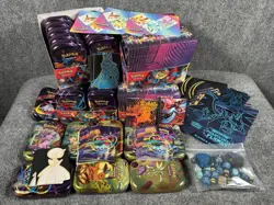 Pokemon Lot x43 Empty Mini Tins Prismatic Evolutions 151 Mega 46 Stickers + More - Image 1
