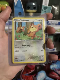 Pokemon TCG Teddiursa RC15/RC25 Legendary Treasures Reverse Holo Common 60 HP E… - Image 1