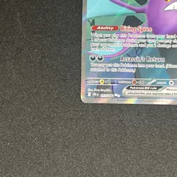 Team Rocket's Crobat EX 217/182 - Pokemon Destined Rivals English Ultra Rare NM - Image 5