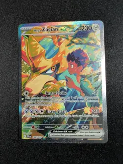 Pokemon TCG Hop’s Zacian ex 186/159 SIR Journey Together Full Art NM - Image 1