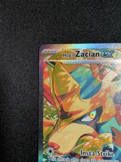Pokemon TCG Hop’s Zacian ex 186/159 SIR Journey Together Full Art NM - Image 2
