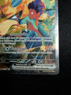 Pokemon TCG Hop’s Zacian ex 186/159 SIR Journey Together Full Art NM - Image 4