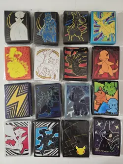 Pokemon TCG Various Sets ETB Deck Sleeves Sealed (Lot Of 16) - Image 1