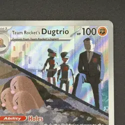 Team Rocket's Dugtrio 239/217 Pokemon TCG Ascended Heroes Illustration Rare - Image 2