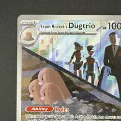 Team Rocket's Dugtrio 239/217 Pokemon TCG Ascended Heroes Illustration Rare - Image 3