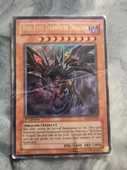 Red-Eyes Darkness Dragon - SD1-EN001 - Ultra Rare Holo - 1st Edition YuGiOh! - Image 2