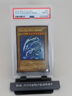 Blue-Eyes White Dragon SDK-001 Starter Deck: Kaiba Unlimited 2002 - PSA 8 NM-MT - Image 2