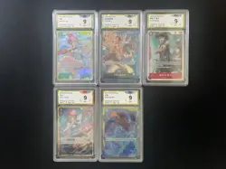 2025 One Piece TCG S-CHN #OP14-013 SR Monkey D. Luffy PGS 9 Lot*5 LU57 - Image 1