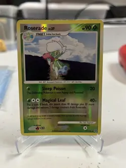 Pokemon Secret Wonders REVERSE HOLO Rare Card - Roserade 17/132 - Image 1