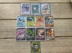 Pokemon TCG 12 Card Holo Lot near mint condition full arts - Image 1
