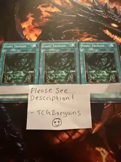 3x Giant Trunade Mixed Sets/Editions/Rarity Yugioh! cards see description! - Image 1
