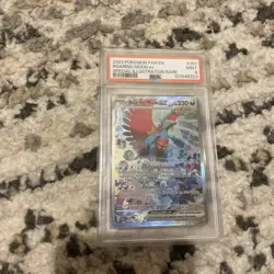 Roaring Moon EX Paradox Rift Holo Card 251/182 Special Illustration PSA 9 - Image 2