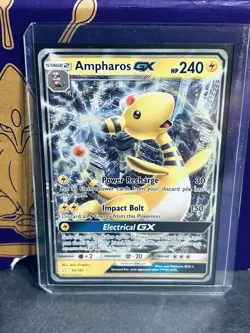 Ampharos GX 43/181 Sm-Team Up Ultra Rare Pokemon Card NM - Image 1
