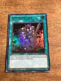 YuGiOh! Dimension Dice - BLCR-EN006 - Ultra Rare 1st Edition NM - Image 1