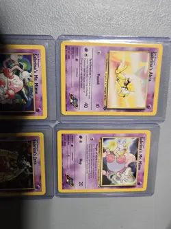 Pokemon Gym Heroes Card Lot Of 6 Cards Sabrina - Image 4