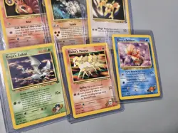 Pokemon Gym Heroes Card Lot Of 10 Cards - Image 2