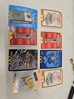 Mcdonalds CARDS Collection (all Unredeemed) Includes Legendary Card Order 000 - Image 1