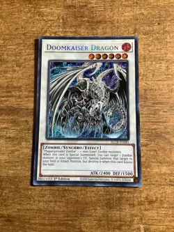 Yugioh Doomkaiser Dragon BLCR-EN081 Secret Rare 1st Edition Near Mint - Image 1