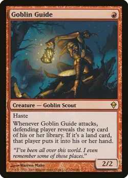 Magic The Gathering MTG GOBLIN GUIDE Zendikar NM Near Mint - Image 1
