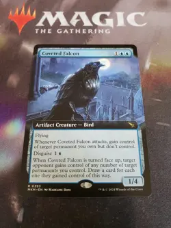 MTG. 2x Coveted Falcon. Borderless. Murders at Karlov Manor. Pack Fresh - Image 1