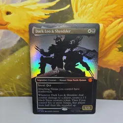 Dark Leo & Shredder Mythic Borderless Creature Holo 0220 - Image 1