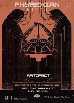 MTG Secret Lair Countdown Kit An Encyclopedia of Magic - Phyrexian Altar - Foil - Image 1