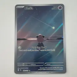 Pokemon Cleffa Obsidian Flames 202/197 Illustration Rare Full Art Holo NM - Image 1