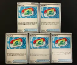 Pokemon TCG - Poke Pad Trainer Item - 5 Card Lot - POR 081/088 - English - Image 1